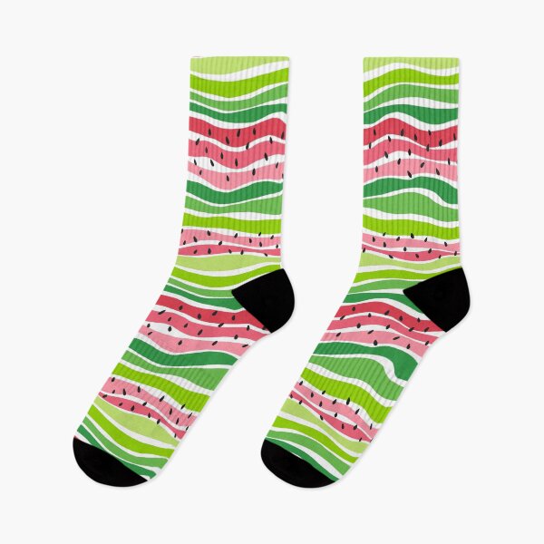 Item preview, Watermelon inspired abstract squiggles with seeds designed and sold by suzzincolour.