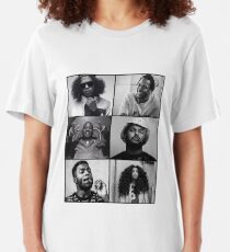 TDE - Kendrick, Ab-soul, Q, Jay Rock, Isaiah, SZA Slim Fit T-Shirt