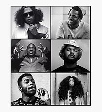 TDE - Kendrick, Ab-soul, Q, Jay Rock, Isaiah, SZA Photographic Print