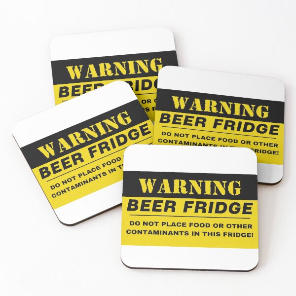 Item preview,   Warning Beer Fridge Magnet. Do not Place Food or Other Contaminants in This Fridge designed and sold by Orgoss.