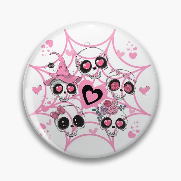 Item preview, Hand In October We Wear Pink - Cute Halloween Skull  designed and sold by Vero De.