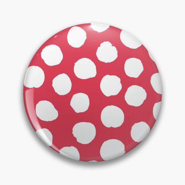 Item preview, White spots on watermelon pink red designed and sold by suzzincolour.
