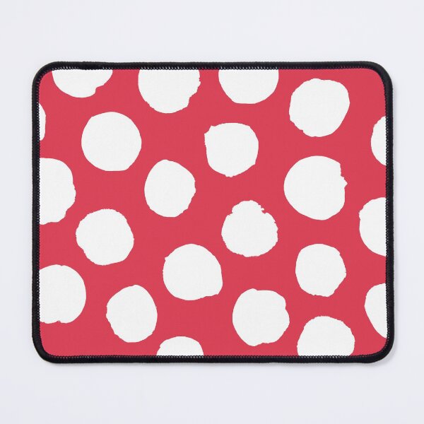 Item preview, White spots on watermelon pink red designed and sold by suzzincolour.