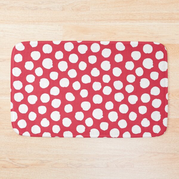Item preview, White spots on watermelon pink red designed and sold by suzzincolour.