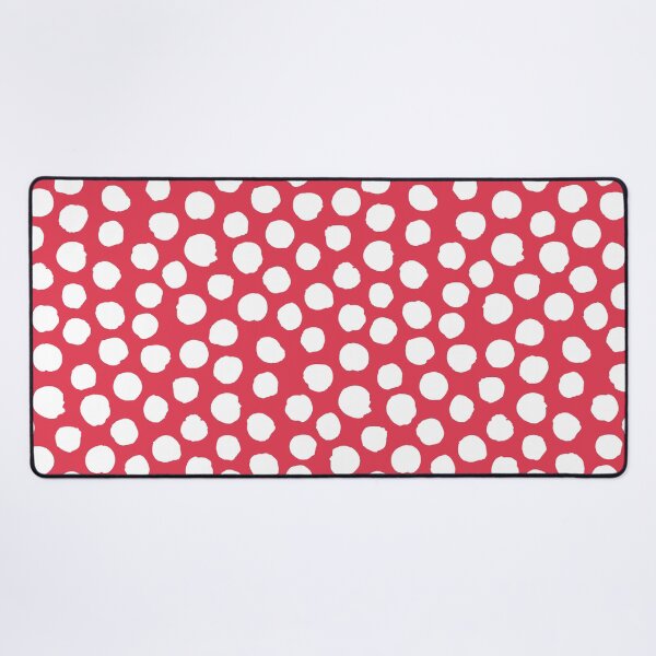Item preview, White spots on watermelon pink red designed and sold by suzzincolour.