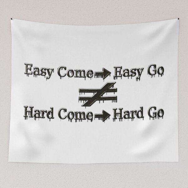 Item preview, Easy Work And Hard Work Relationship Design. Buy Now designed and sold by Health And Fitness Posts e-Store.