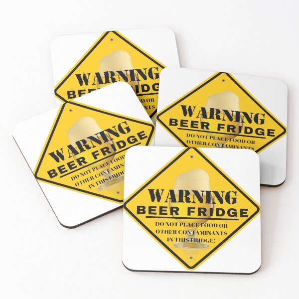 Item preview, Copy of Warning Beer Fridge Magnet. Do not Place Food or Other Contaminants in This Fridge designed and sold by Orgoss.