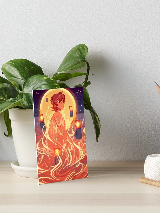 Thumbnail 1 of 2, Art Board Print, Song of Fire designed and sold by Elentori.