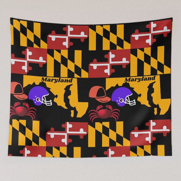 Item preview, Maryland Flag and Sports designed and sold by Trendi61.
