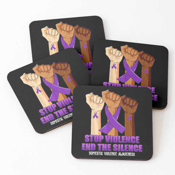 Item preview,  Violence Domestic Awareness Stop End Silence Hand designed and sold by sandyq55.