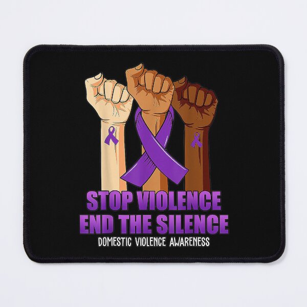 Item preview, Violence Domestic Awareness Stop End Silence Hand designed and sold by sandyq55.