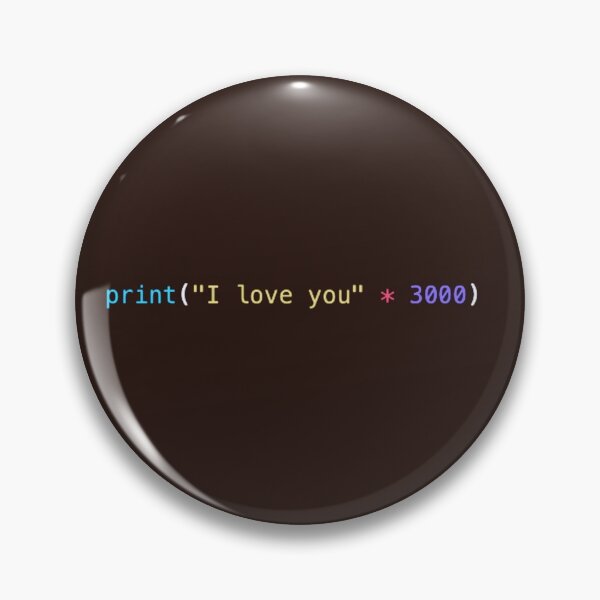 Artikelvorschau, Ich liebe dich 3000 Python-Code entworfen und verkauft von corgi-lover128.