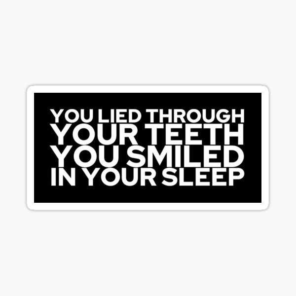 Silverstein - Smile In Your Sleep Sticker