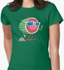 Wassermelonen-Skater Tailliertes T-Shirt