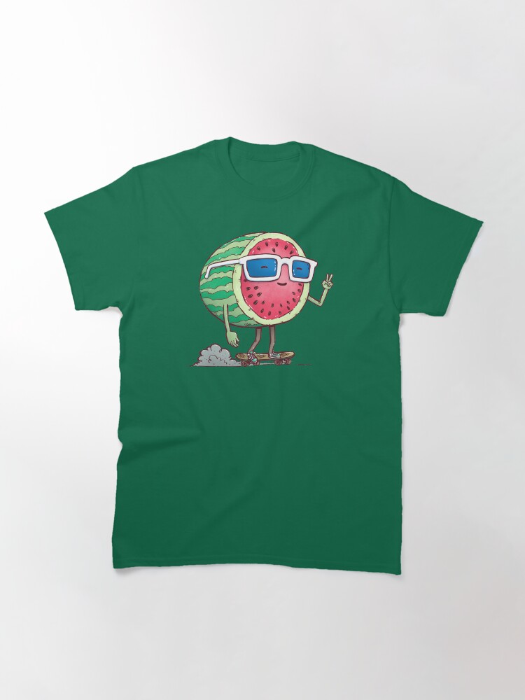 Thumbnail 2 of 7, Classic T-Shirt, Watermelon Skater designed and sold by nickv47.