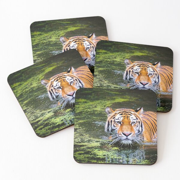 Item preview, Tiger Swimming in Jungle designed and sold by Denjones-Gifts.