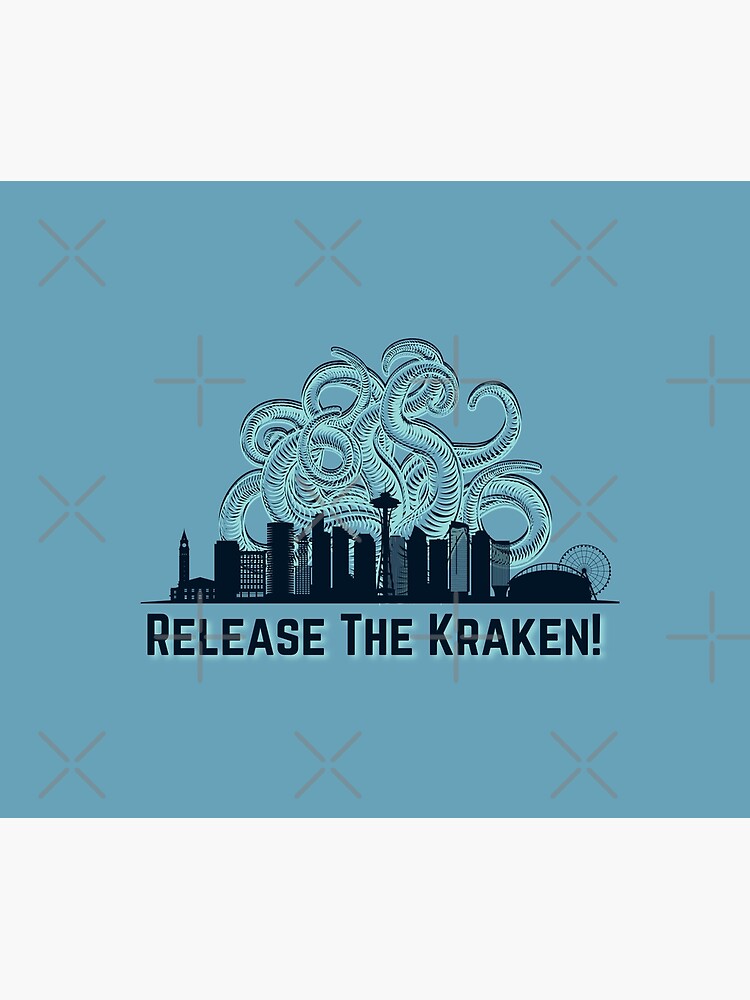 Disover Release The Kraken! Version 2 ( Color ) Seattle Kraken Design. Go Kraken! Shower Curtain
