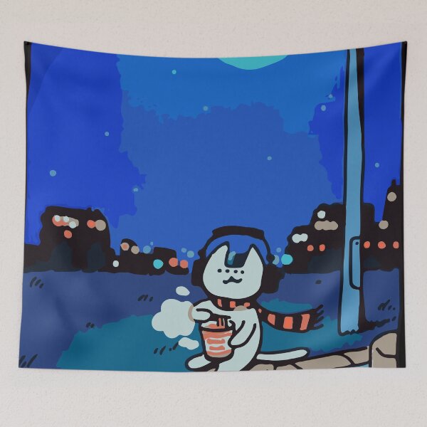 Item preview, Alone In Dawn - Cat designed and sold by FineStyle.