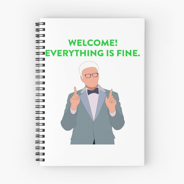 Item preview, Welcome. Everything Is Fine. designed and sold by Nevermoor.