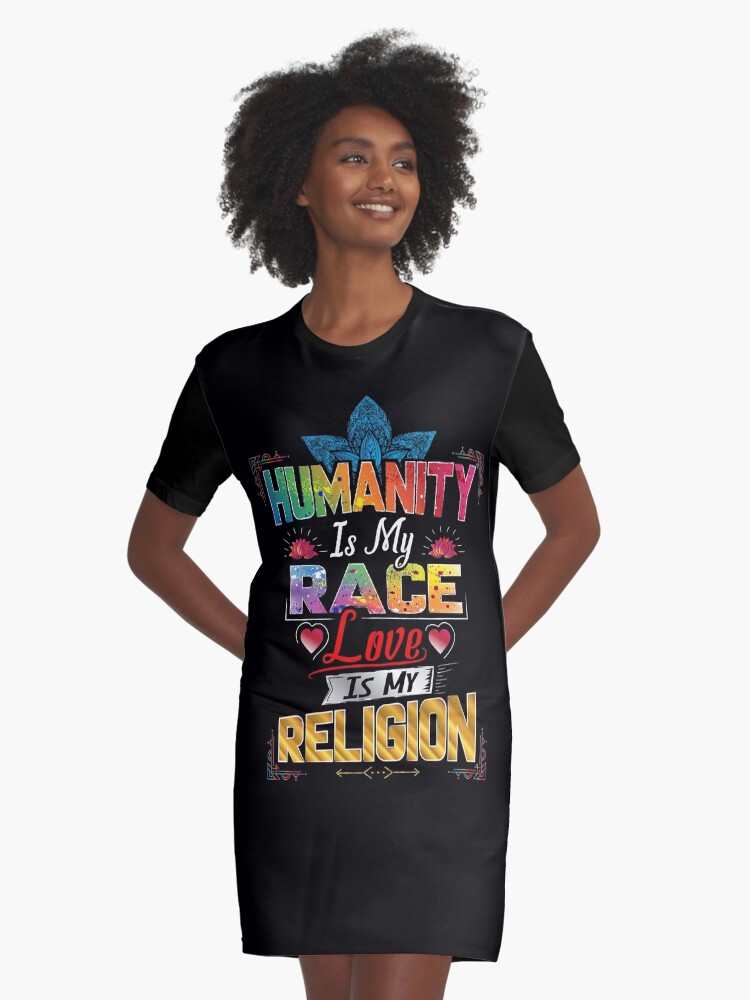 religion t shirt dress