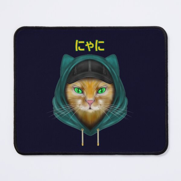 Item preview, Cat Ear Orange  Neko Hip Hop Rap Men Fashion  designed and sold by OloriHeritage.