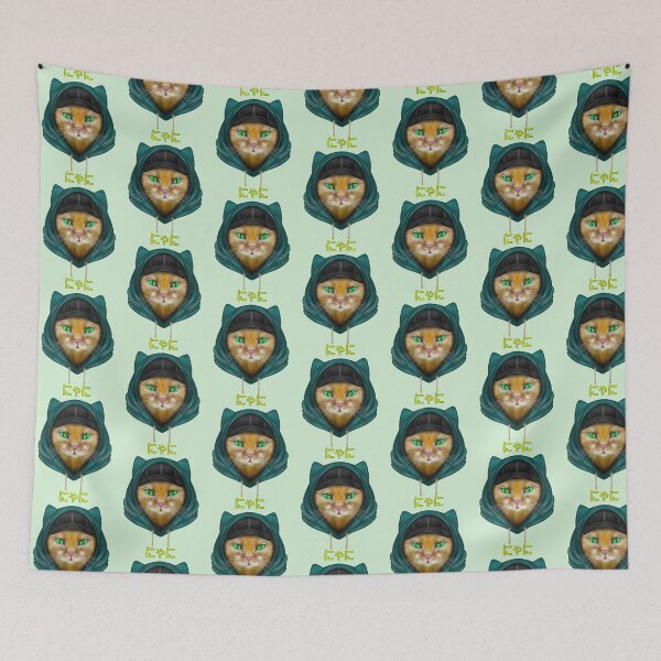 Item preview, Cat Ear Orange  Neko Hip Hop Rap Men Fashion  designed and sold by OloriHeritage.