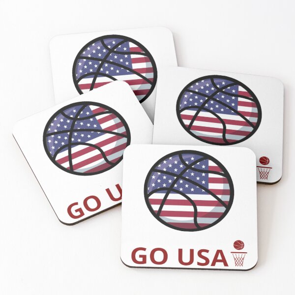 Item preview, BASKETBALL - GO USA! - CHEER AND SUPPORT designed and sold by MrCreativeArts.