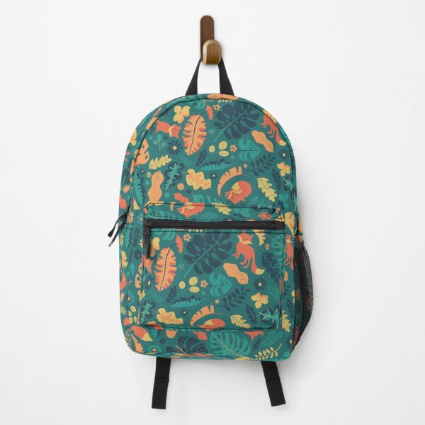Item preview, Foxes in a Colorful Jungle With Flowers - Pattern  designed and sold by zorrorojo.