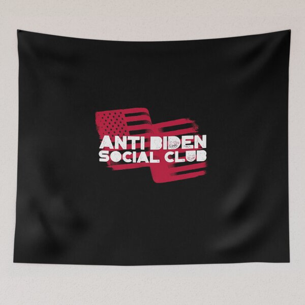 Item preview, Anti Biden Social Club American Flag Red designed and sold by notasimp.