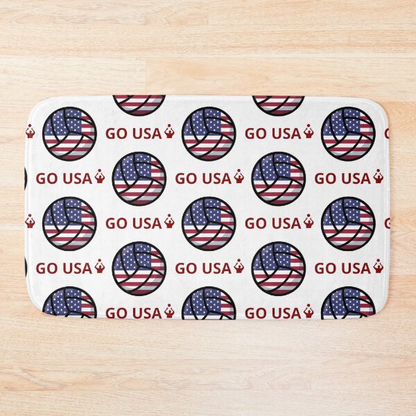Item preview, VOLLEYBALL - GO USA! - CHEER AND SUPPORT designed and sold by MrCreativeArts.