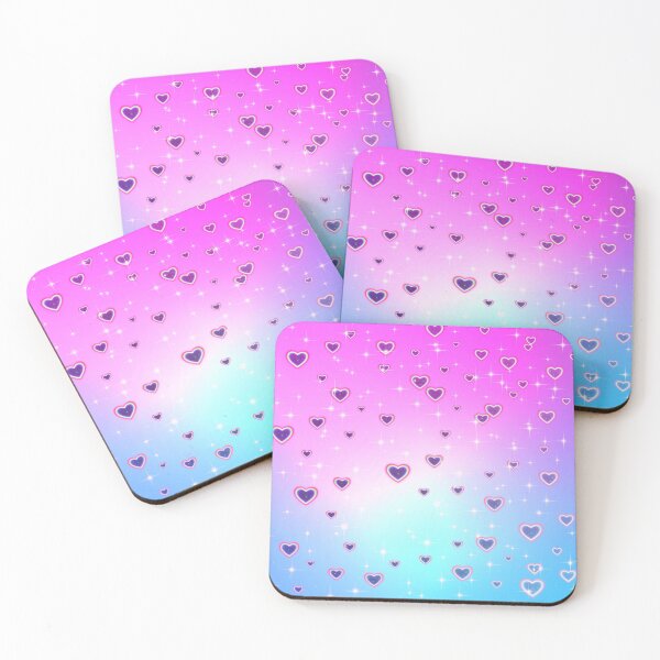 Item preview, Pink Glowing Hearts designed and sold by Kawaii85.