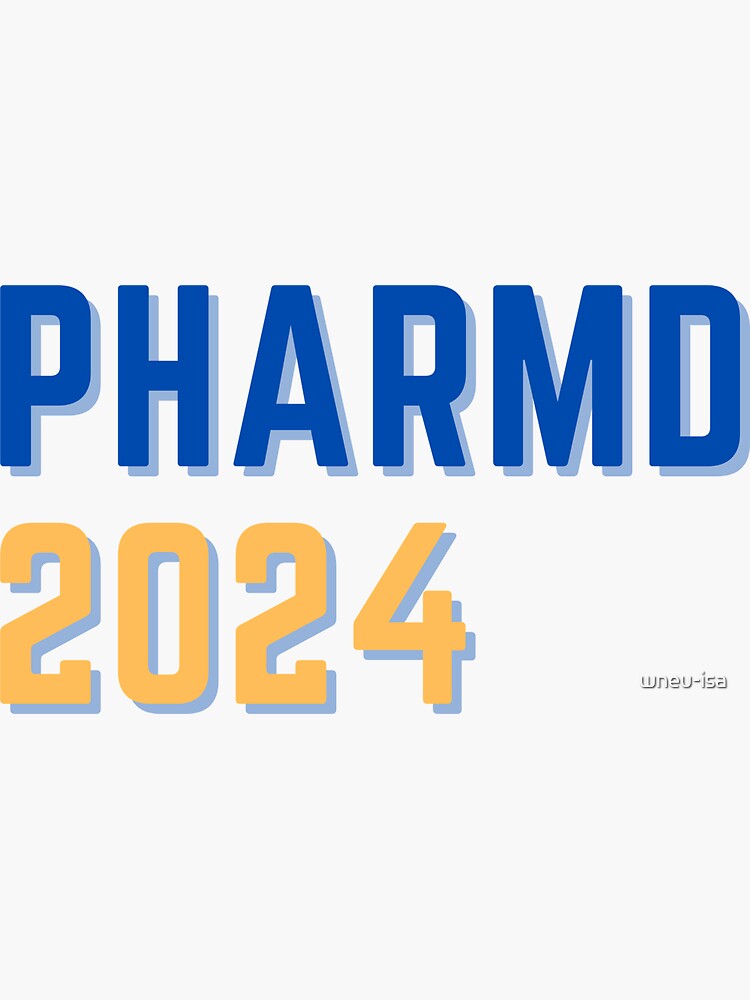 "PHARMD 2024 (stickers, essentials, and apparel)" Sticker for Sale by wneu-isa | Redbubble "PHARMD 2024 (stickers, essentials, and apparel)" Sticker for Sale by wneu-isa | Redbubble