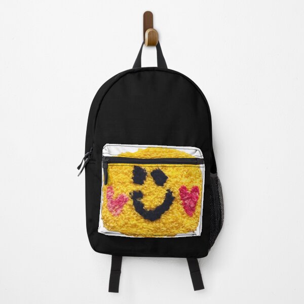 Item preview, Needle Punch patch smile Smiley face in tapestry texture designed and sold by super_shimizu.