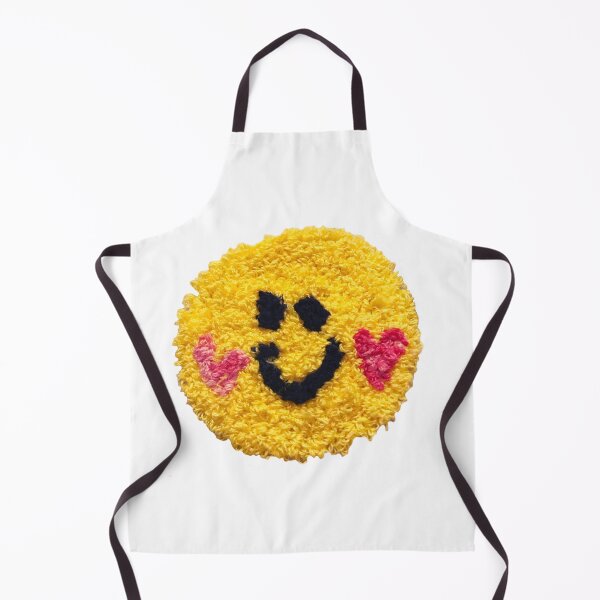 Item preview, Needle Punch patch smile Smiley face in tapestry texture designed and sold by super_shimizu.