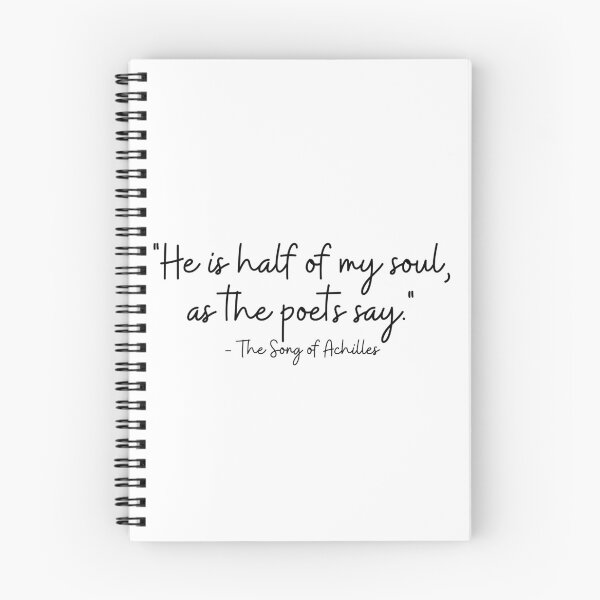 Item preview, He is half of my soul, as the poets say - The Song of Achilles designed and sold by GeKrayr.