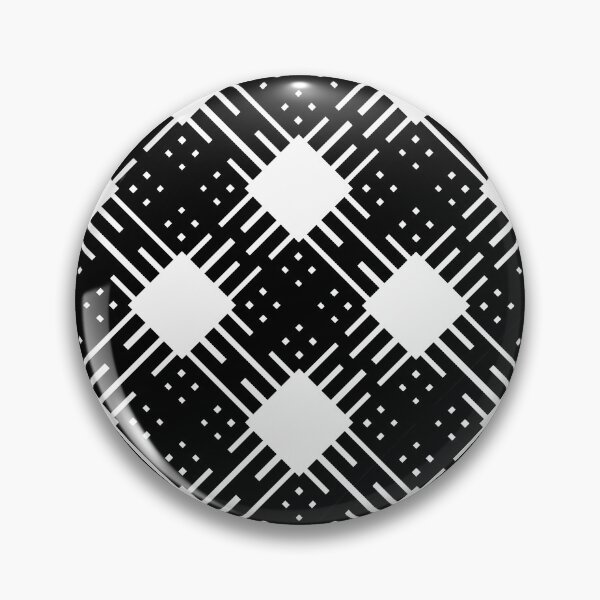 Item preview, Criss Cross Angled Dash Line Pattern 2 in Black on White designed and sold by Neil Feigeles.