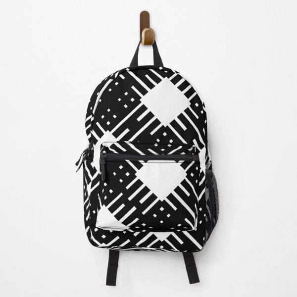Item preview, Criss Cross Angled Dash Line Pattern 2 in Black on White designed and sold by Neil Feigeles.