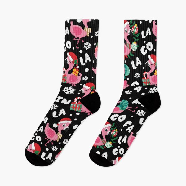 Item preview, Fa La La La Min Go-Kawaii Christmas Flamingo designed and sold by YueHeng Creates ⭐⭐⭐⭐⭐.