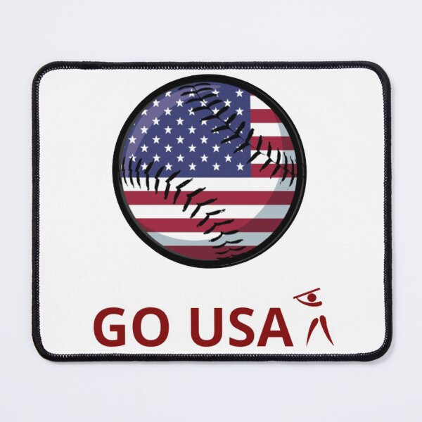 Item preview, BASEBALL - GO USA! - CHEER AND SUPPORT designed and sold by MrCreativeArts.