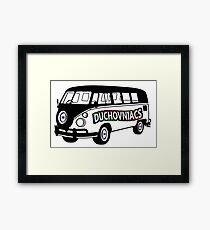Duchovniacs Bus - David Duchovny Fan Squad Framed Print