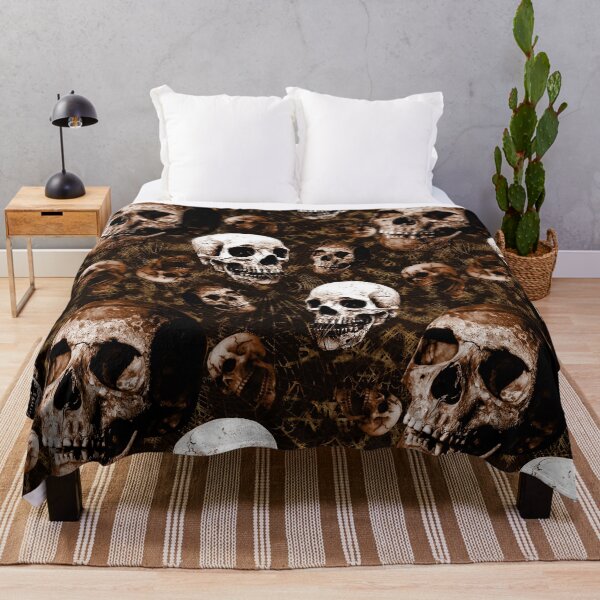 Item preview, skulls Halloween Print | Spooky Halloween | Creepy Halloween designed and sold by RSDigitalPrintDesign.