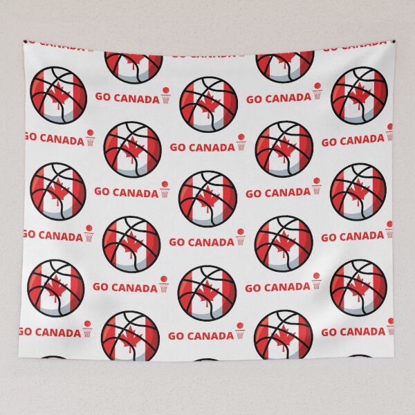 Item preview, BASKETBALL - GO CANADA!  CHEER AND SUPPORT designed and sold by MrCreativeArts.