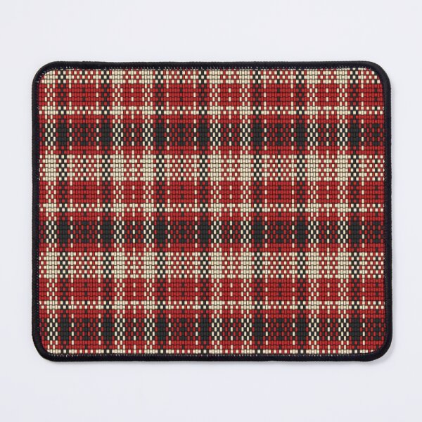 Item preview, Red Woven Plaid Cloth Pattern designed and sold by The Masked Designer.