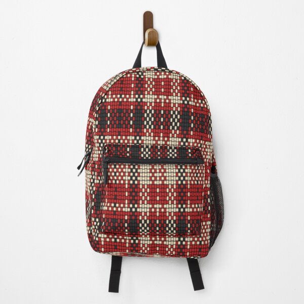 Item preview, Red Woven Plaid Cloth Pattern designed and sold by The Masked Designer.