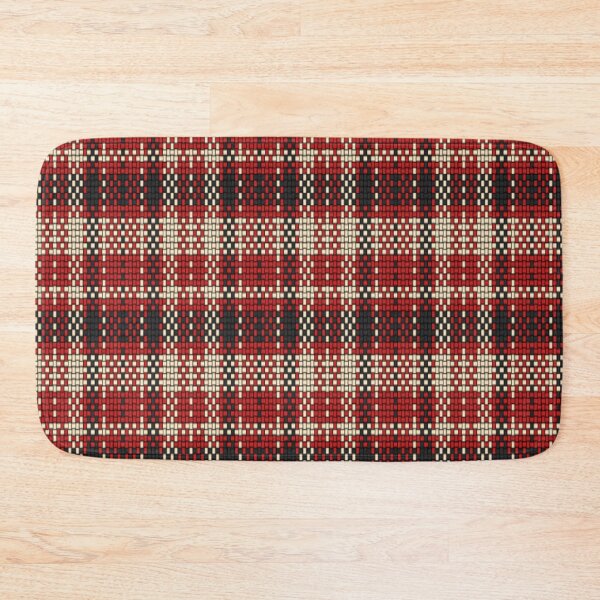 Item preview, Red Woven Plaid Cloth Pattern designed and sold by The Masked Designer.