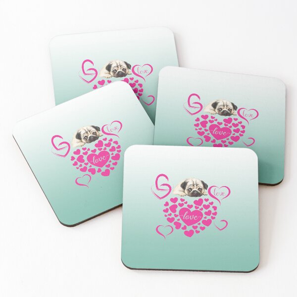 Item preview, Love Pug| Adorable Pug| Cute Pug Gifts designed and sold by Karry-Pat.