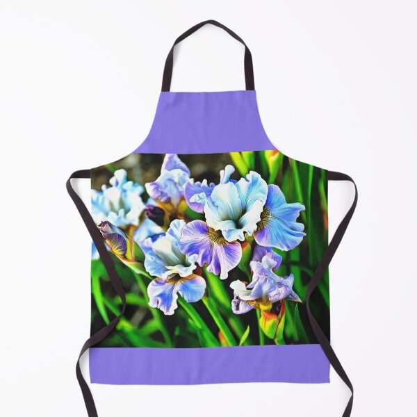 Item preview, Painterly Purple and Cream Iris  designed and sold by SeaChangeDesign.