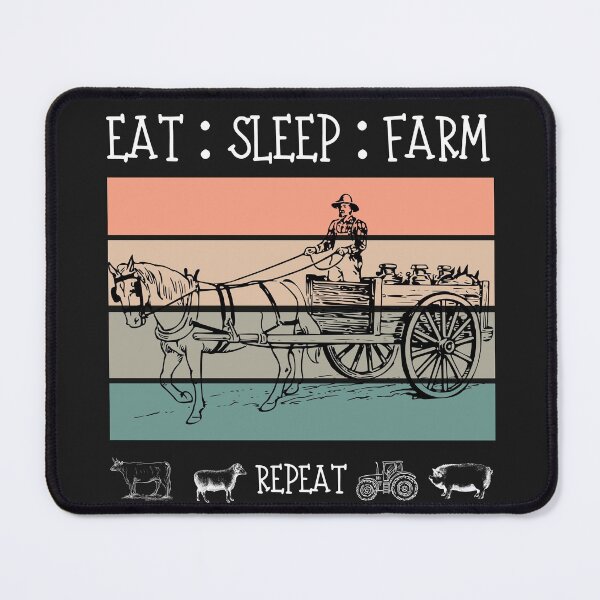 Item preview, Eat Sleep Farm Repeat, Farm, Farmimg  designed and sold by Benchamart.
