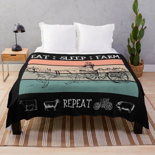 Item preview, Eat Sleep Farm Repeat, Farm, Farmimg  designed and sold by Benchamart.