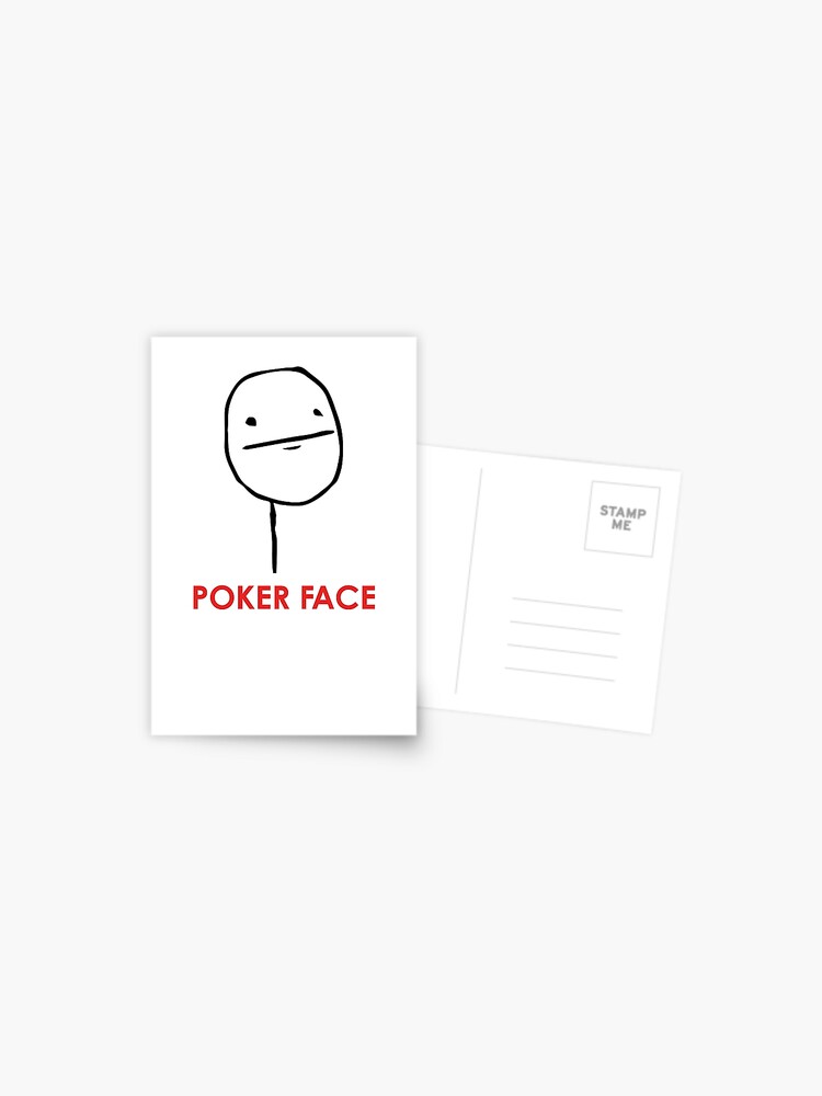 MEME: Poker Face Magnet for Sale by design-jobber